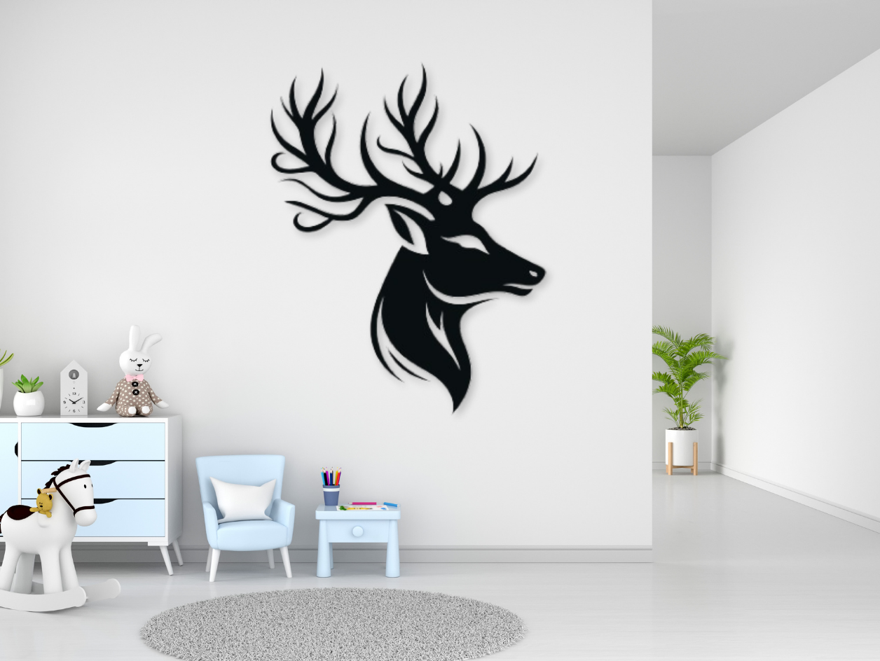 Deer Wall Sculpture