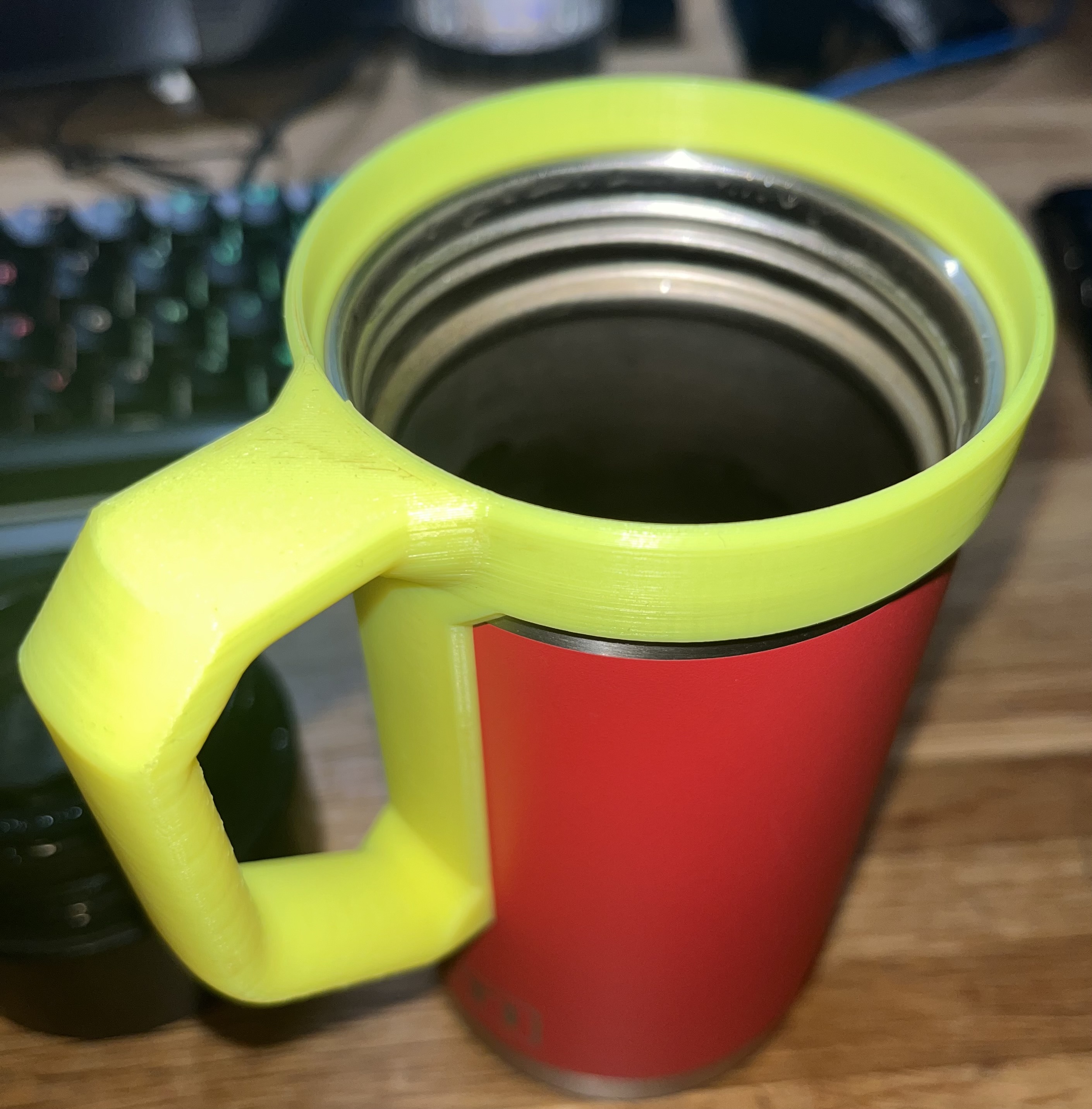 Yeti Rambler 12oz handle by BobbyDazzler Download free STL model