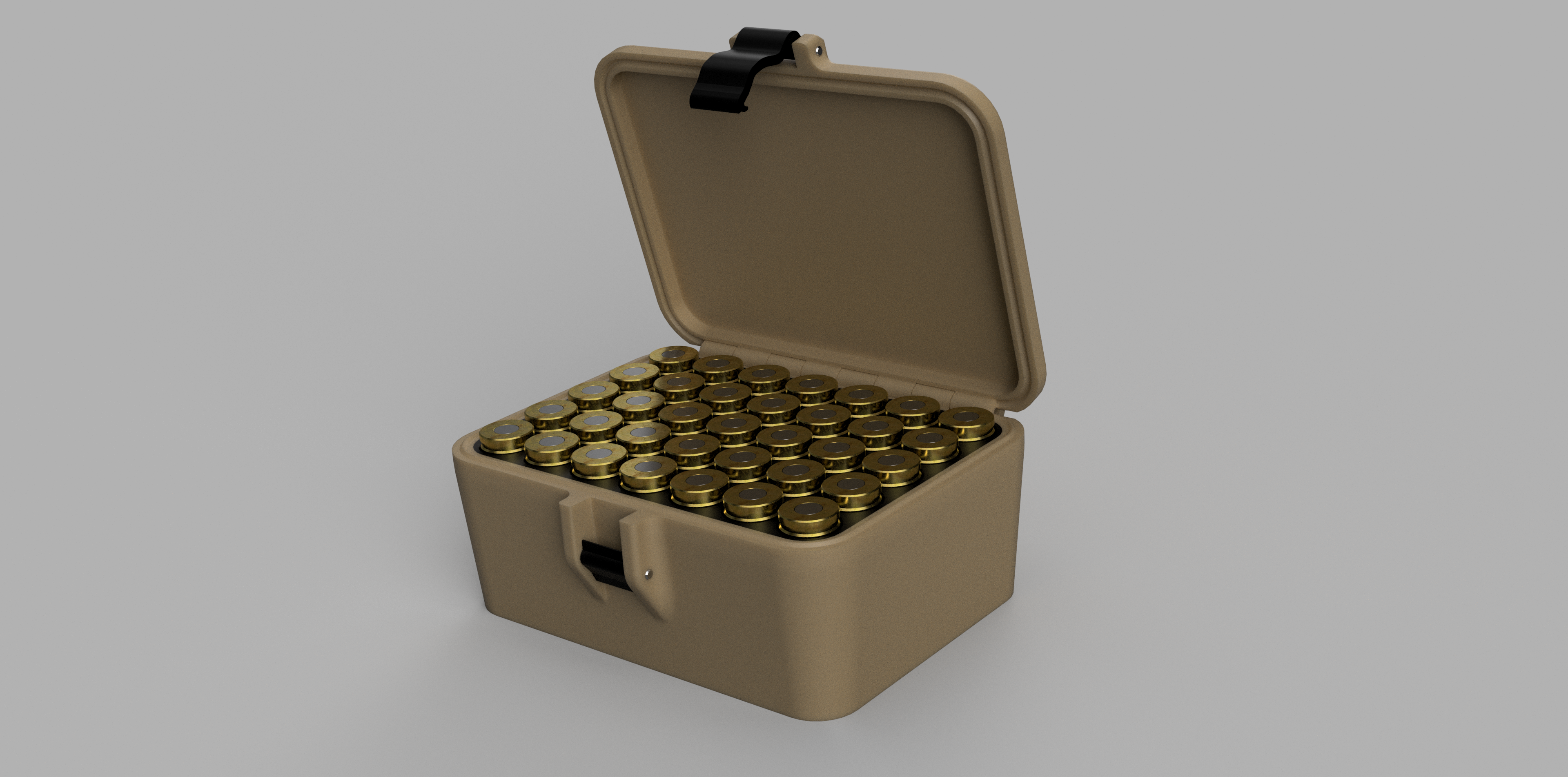 Miniatura 6 do modelo 3D 9mm Ammo box