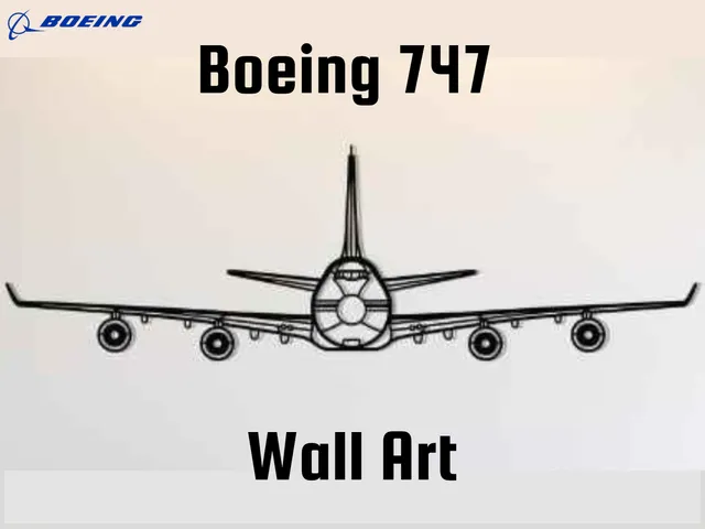 Boeing 747 Front Wall Art