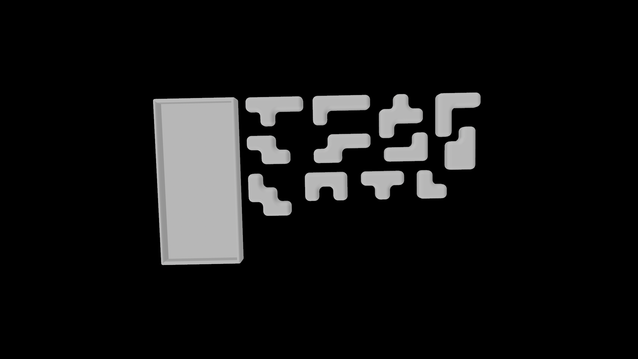 Tetris logic puzzle