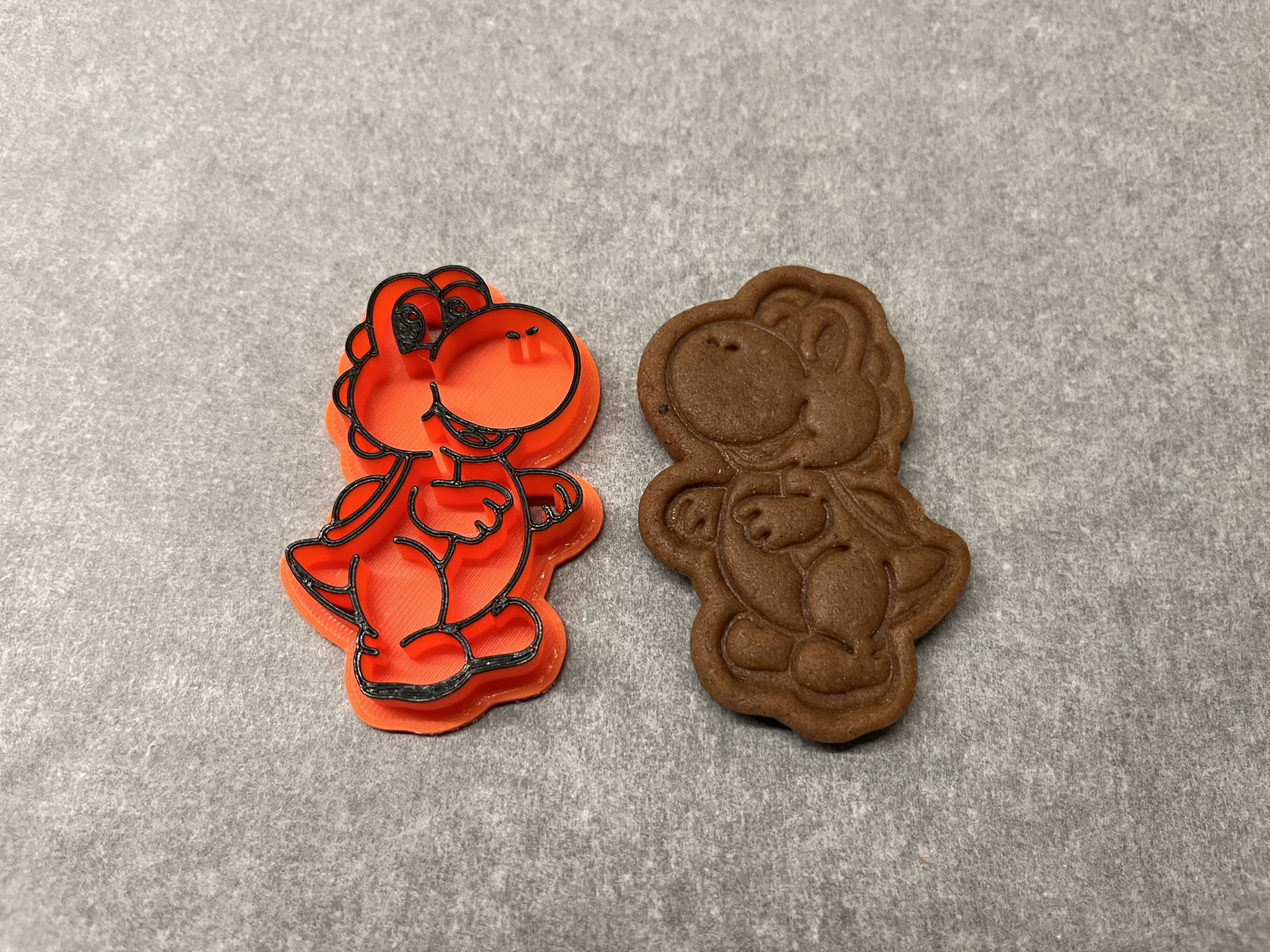 Yoshi cookie cutter