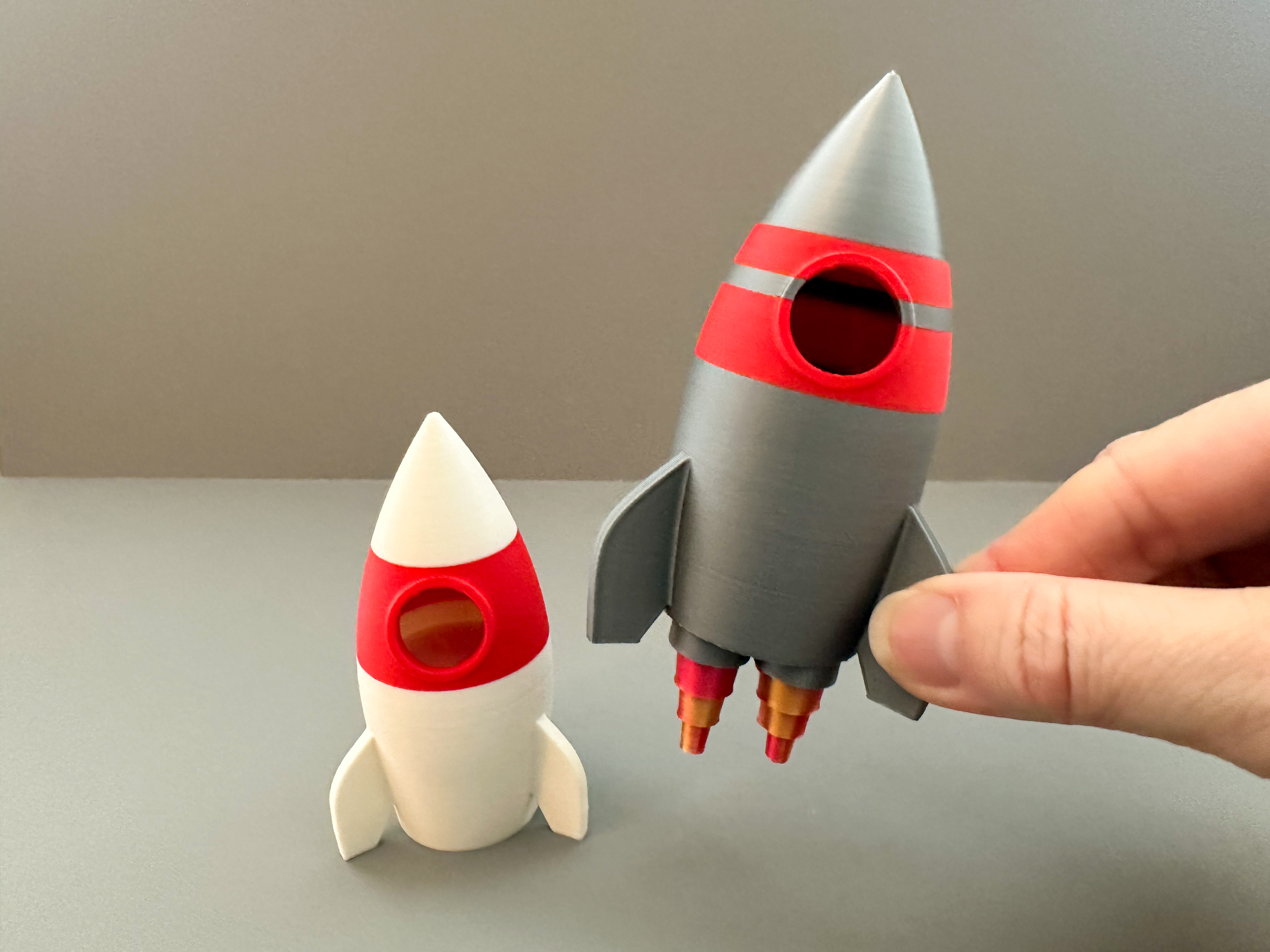 Miniatura 6 do modelo 3D Rocket with Boosters (2 Sizes)