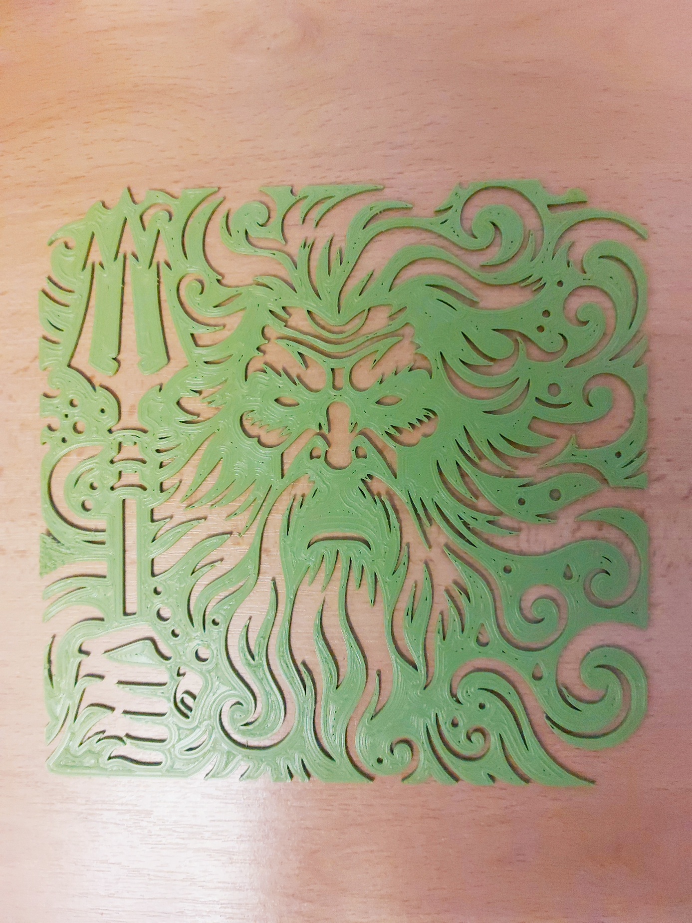 Miniatura 2 do modelo 3D Poseidon wall decoration