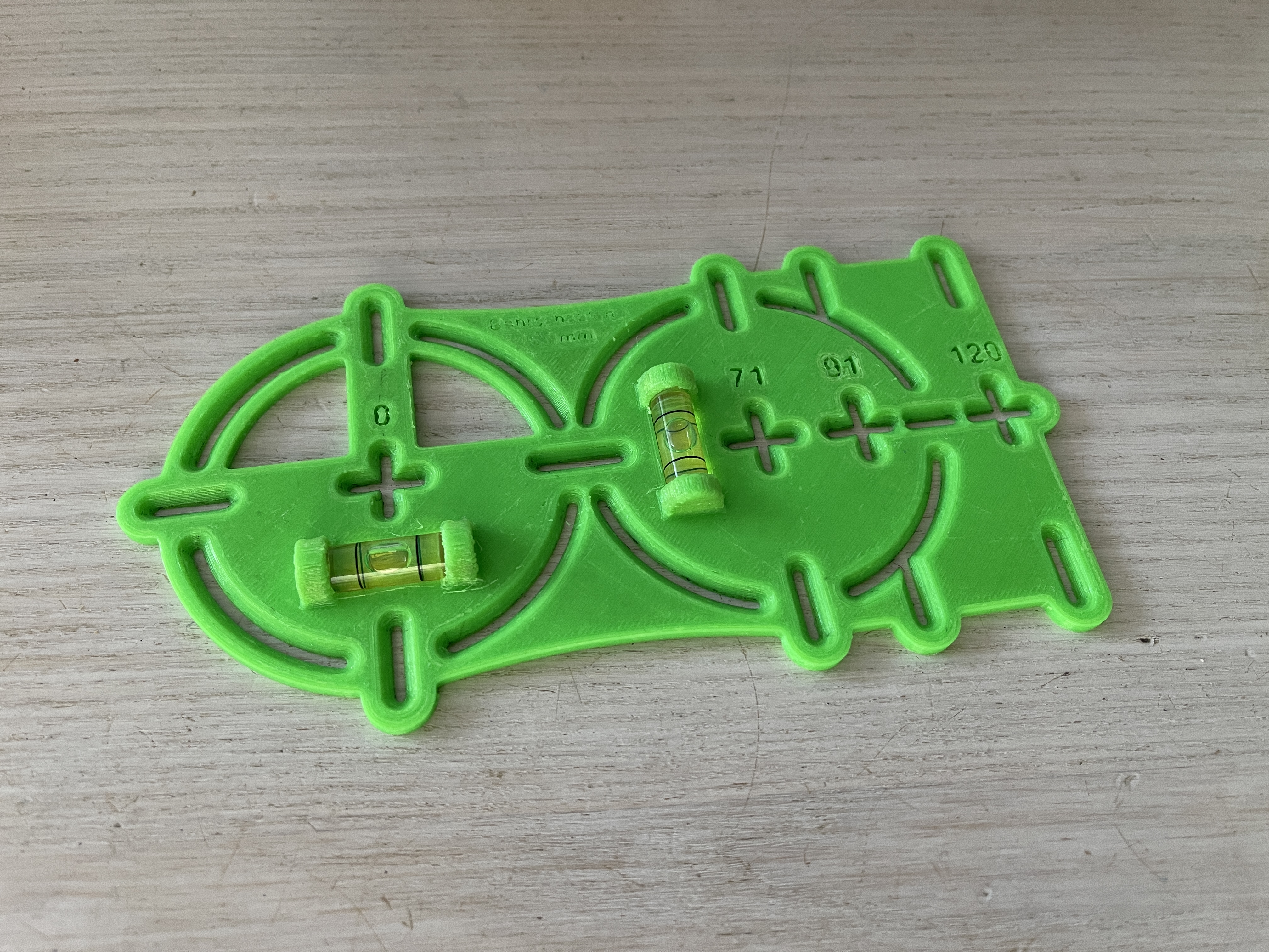 Bohrschablone Schalterdose 68mm