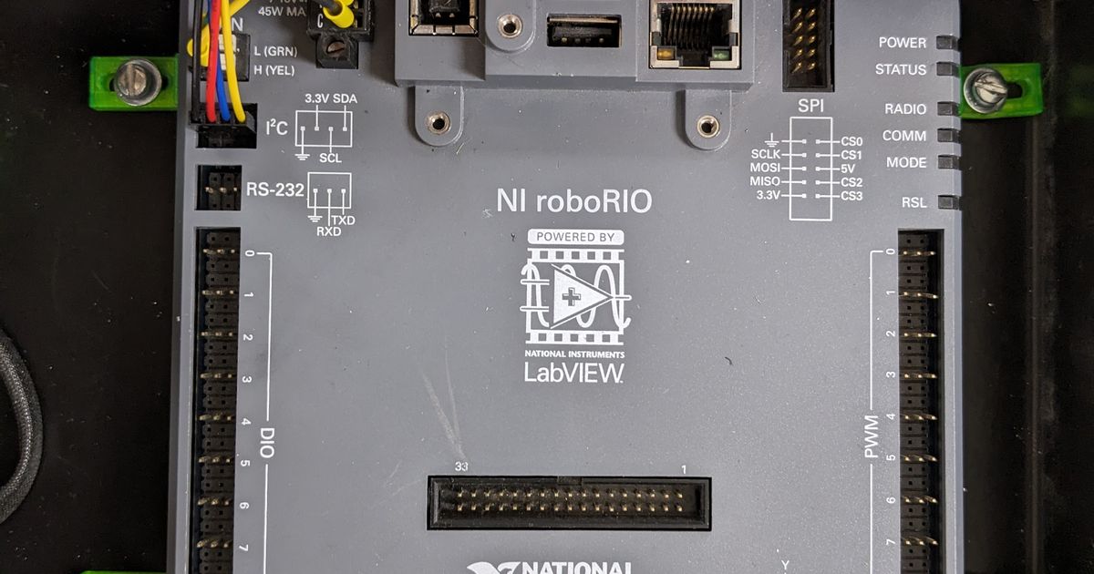 FRC NI RoboRio Minimal Mounting Clips By Wire | Download Free STL Model ...