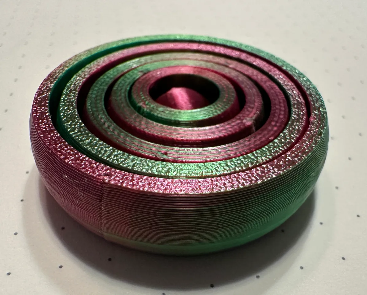 Small Rotating Rings Fidget Toy by Oregongeek | Download free STL model ...