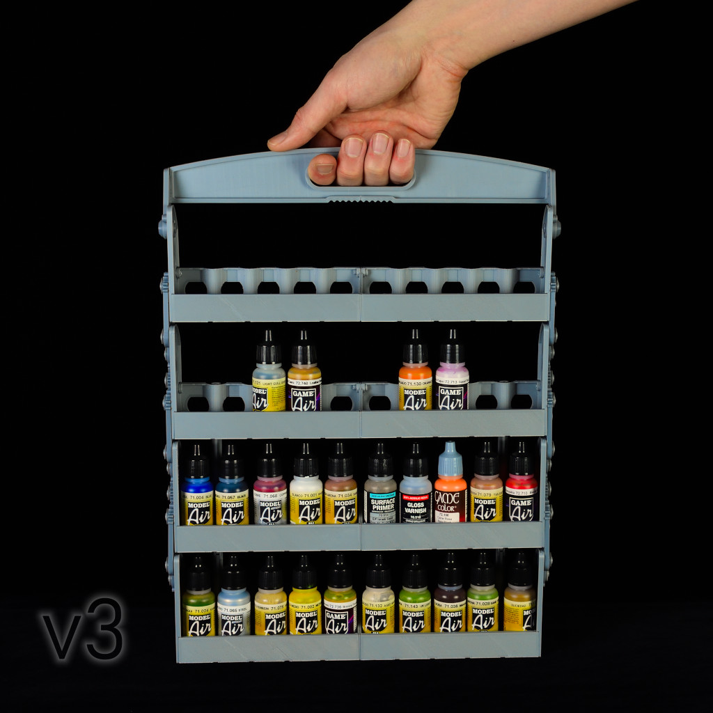 Scissor Paint Rack Vallejo by fhuable Printables Store