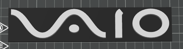 Vaio logo for office or workshop