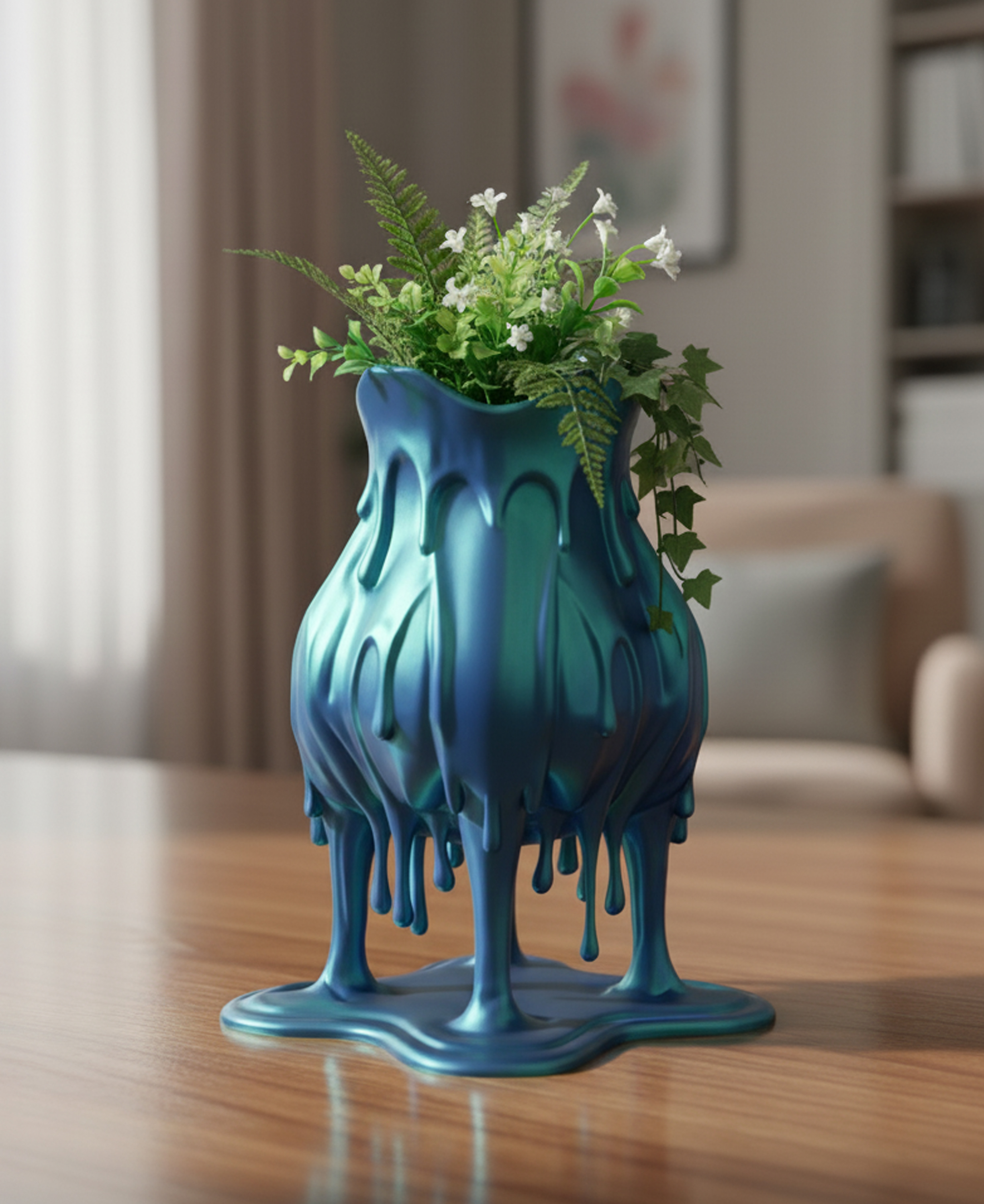 Melting Drip Vase | Modern Home Decor