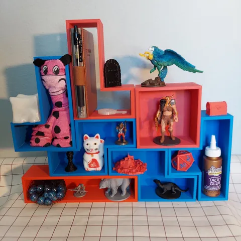 TETRIS display shelves