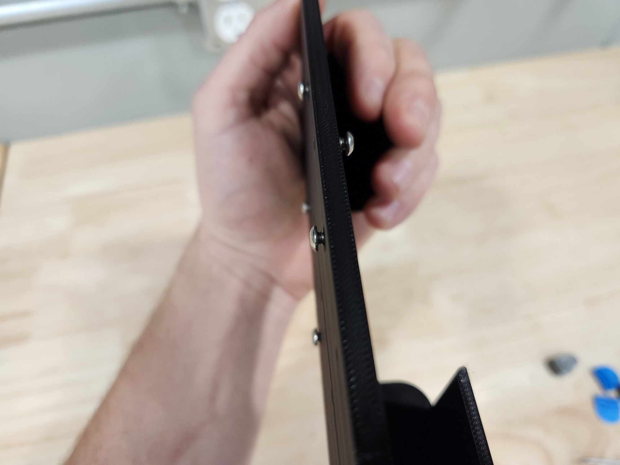 Wall Control Pegboard Mount OmniFixo Soldering Jig by Devin McGrath