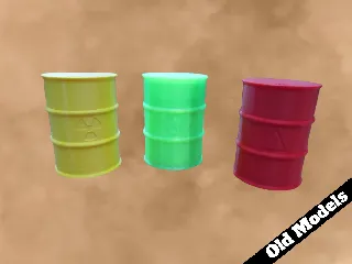 Box in the shape of a barrel