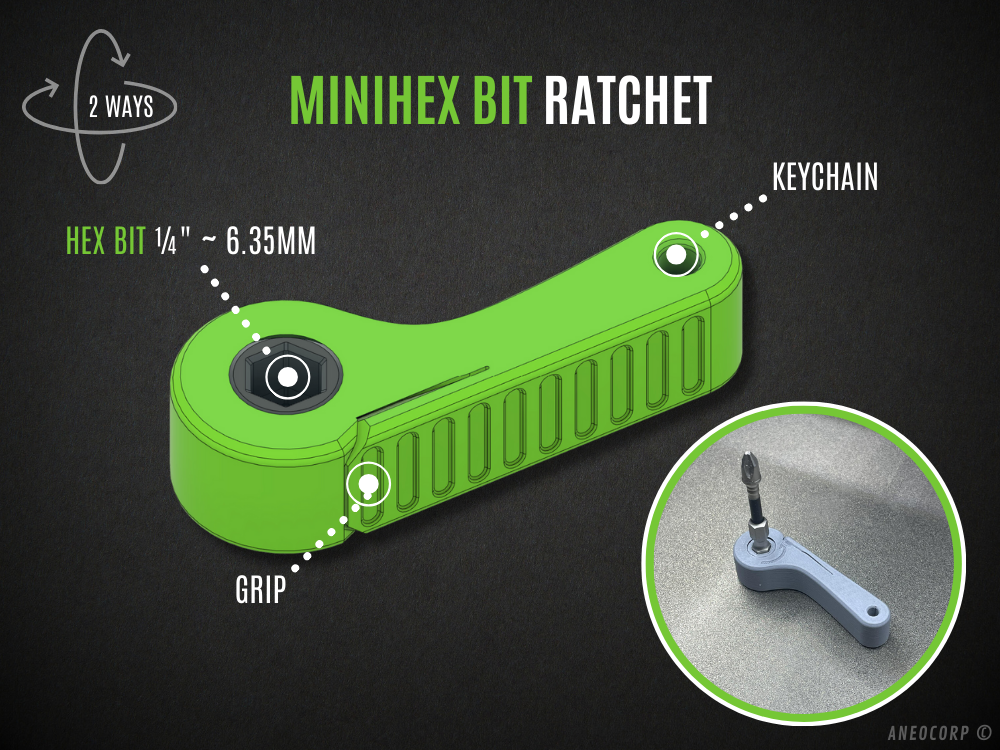 MiniHex Bit Ratchet