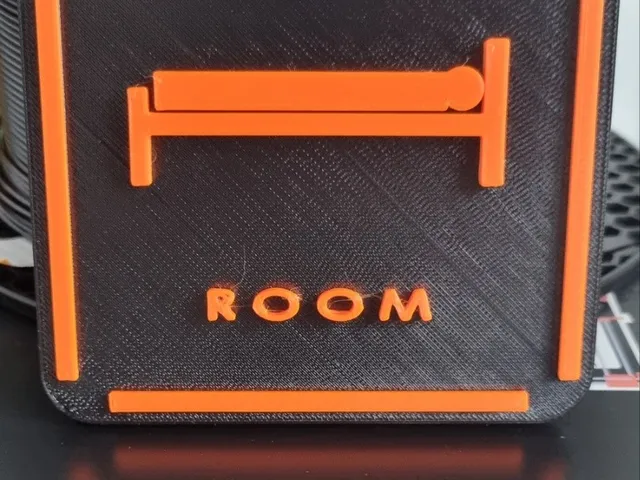 Bedroom label
