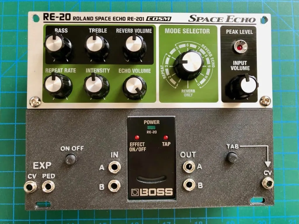 DRE20 V2.0 - BOSS - RE-20 Space Echo Eurorack by spm3x.com
