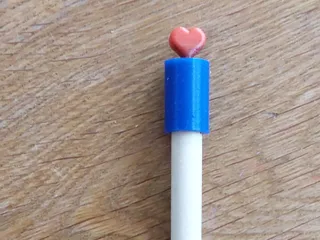 Pencil topper heart by Want_cookies | Download free STL model ...