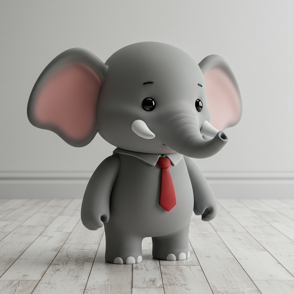 MR. Elephant Cute Animal Toys for Kids [YAMSASO DESIGN]