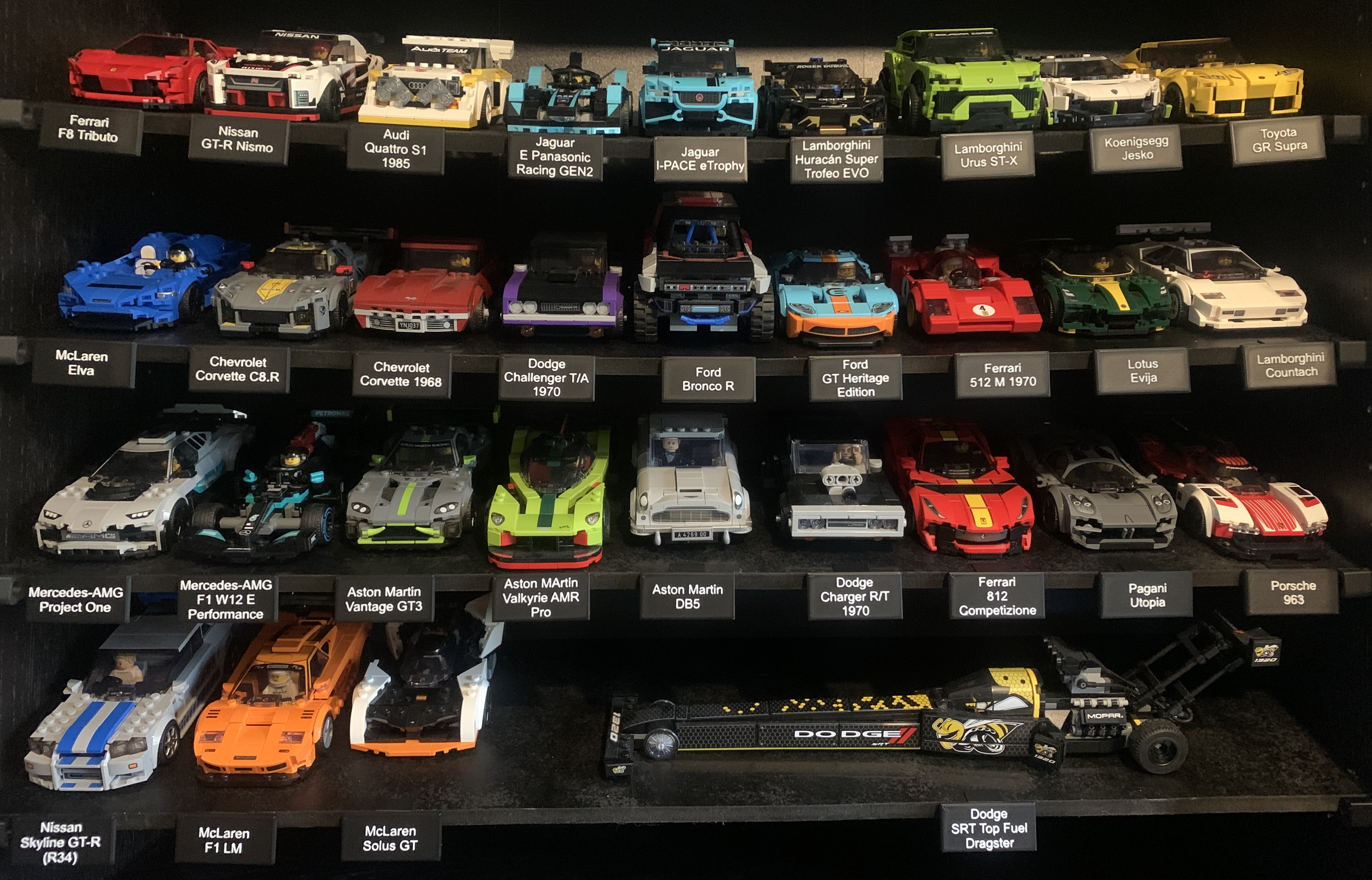 Lego Speed Champions labels