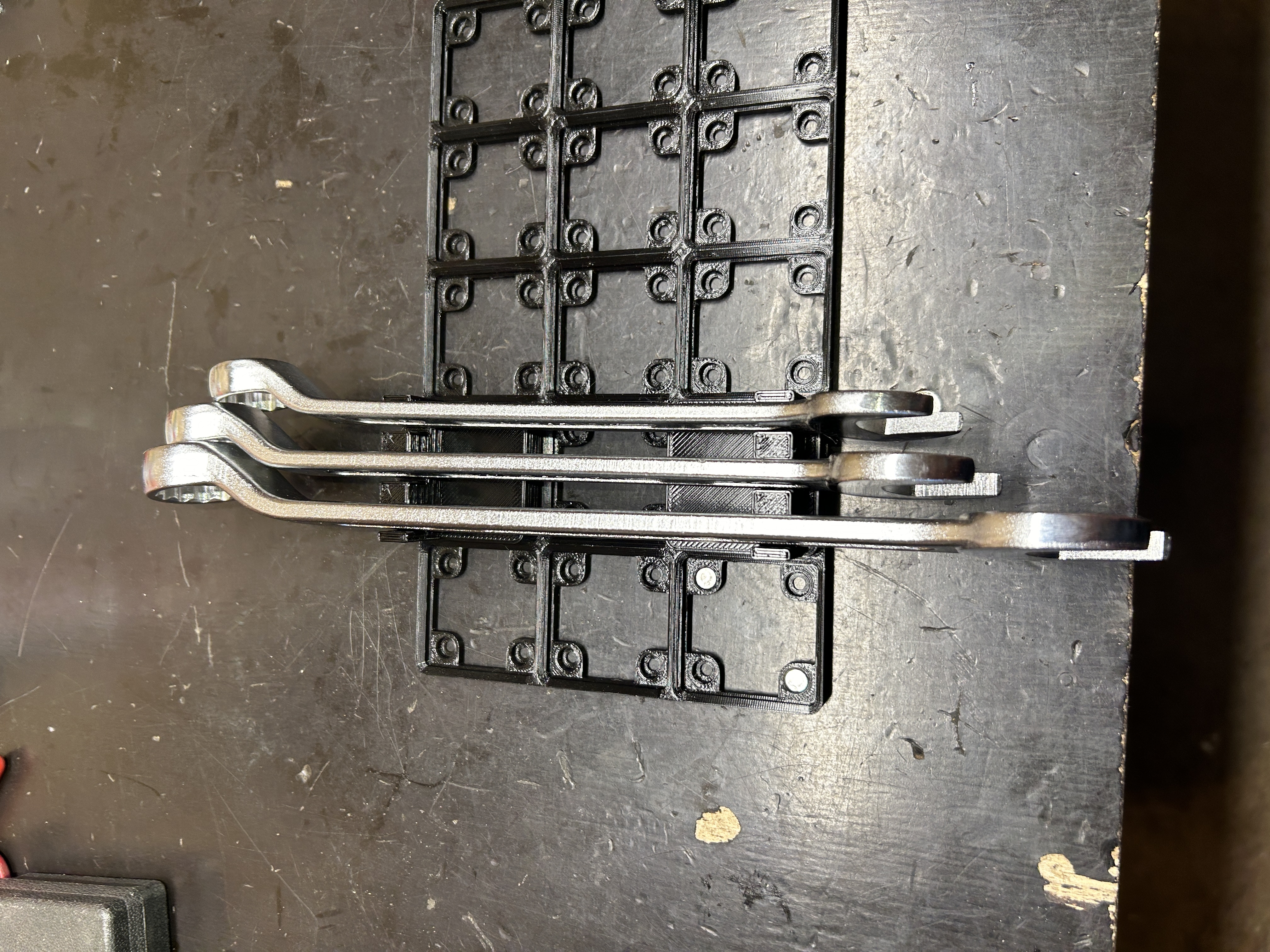 Gridfinity large spanner/wrench holder