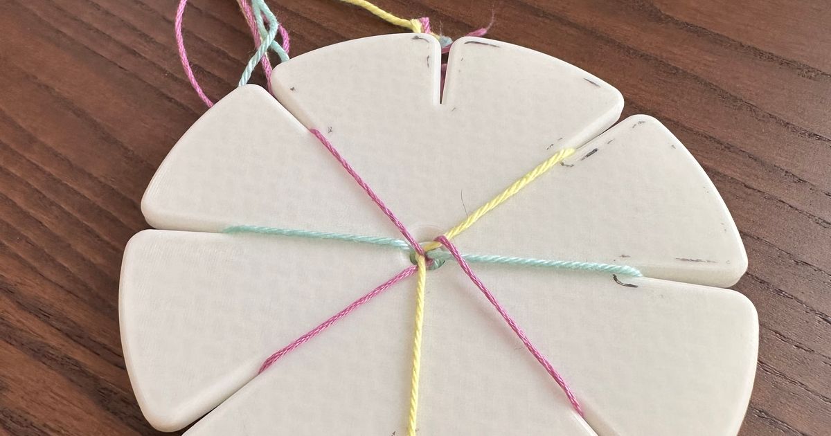 Bracelet braiding wheel by schovi Download free STL model