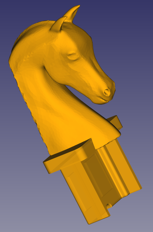 USB Type A Port Plug Standard and Horse Head by flackenstein Download free STL model