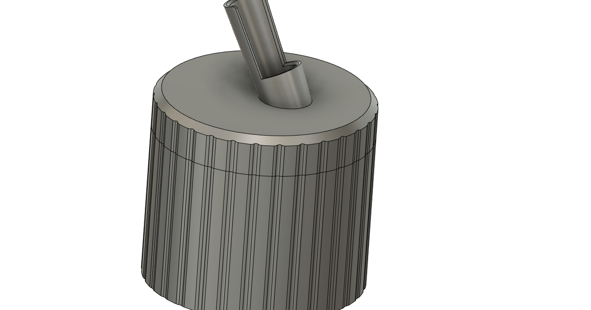 Airbrush cleaning pot from Nuttela jar by frangerhawer, Download free STL  model