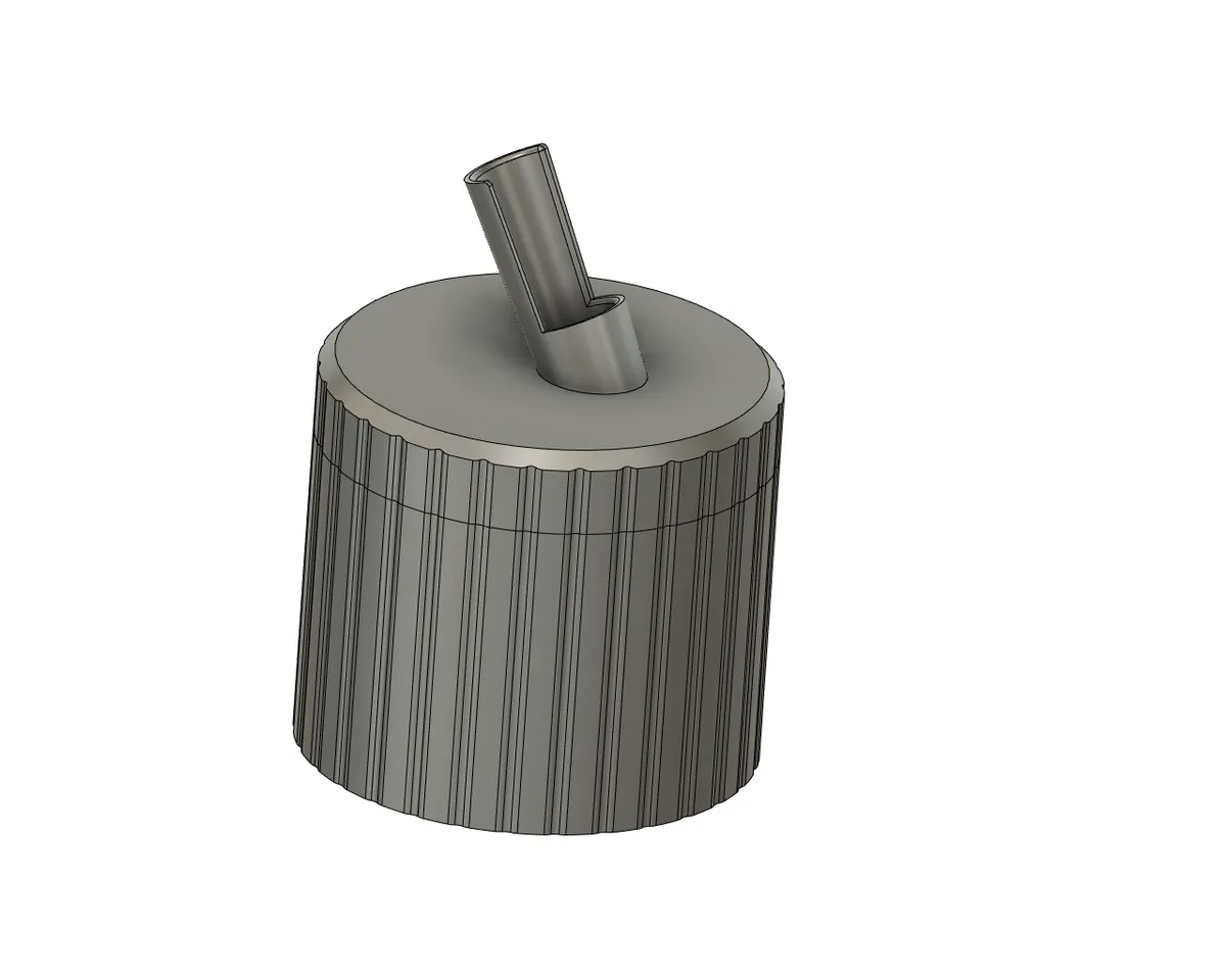 Airbrush Pot Cleaner 3D model 3D printable