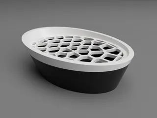Modern Voronoi Soap Dish