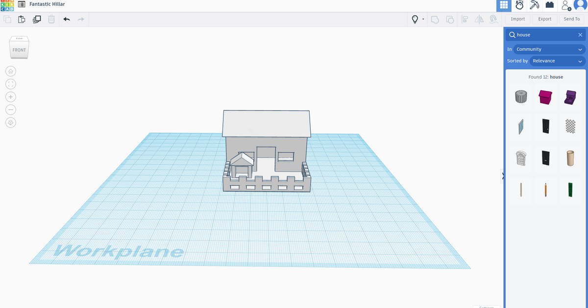 Basic house by purplefishy | Download free STL model | Printables.com