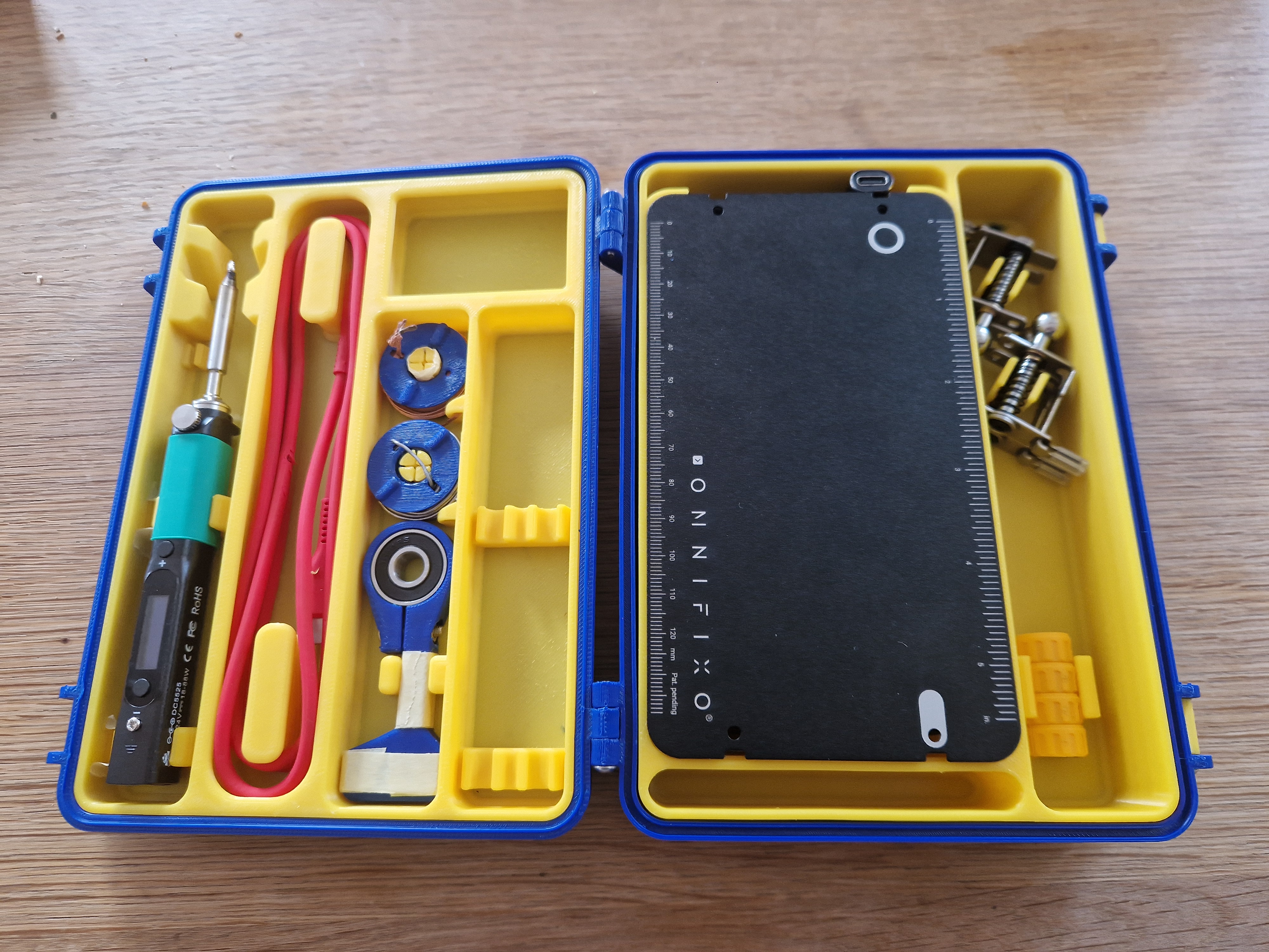 Rugged Pinecil XXL Omnifixo + BaseUS 65W Battery Insert
