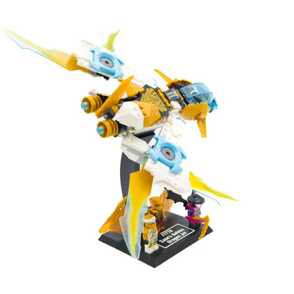 Display Stand for LEGO Ninjago Jets 71770, 9442, 71704, 70721 by