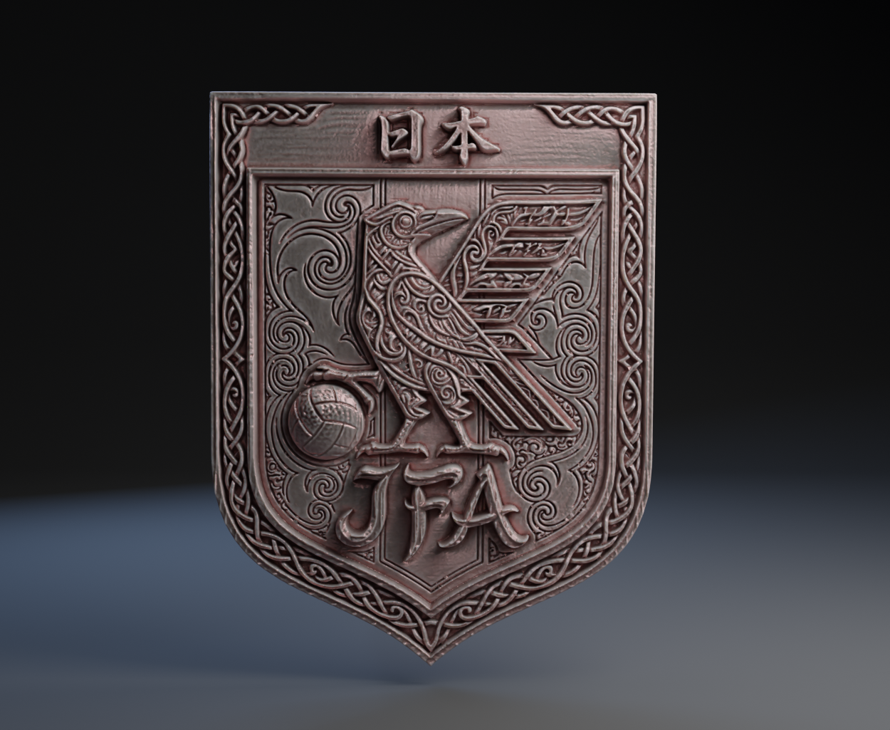 JFA Samurai Blue – Japan National Football Crest (Bas-Relief Edition) : World Cup 2026