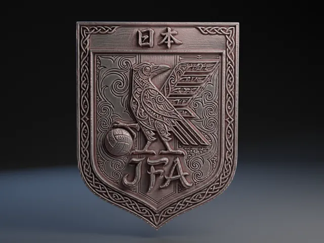 JFA Samurai Blue – Japan National Football Crest (Bas-Relief Edition) : World Cup 2026