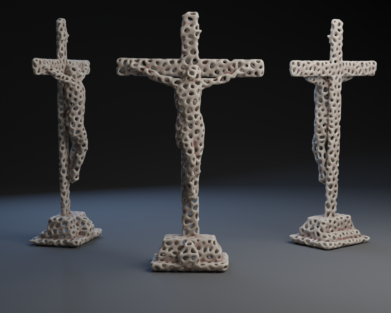Voronoi Crucifix