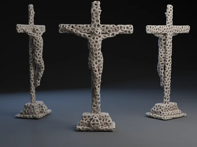 Voronoi Crucifix