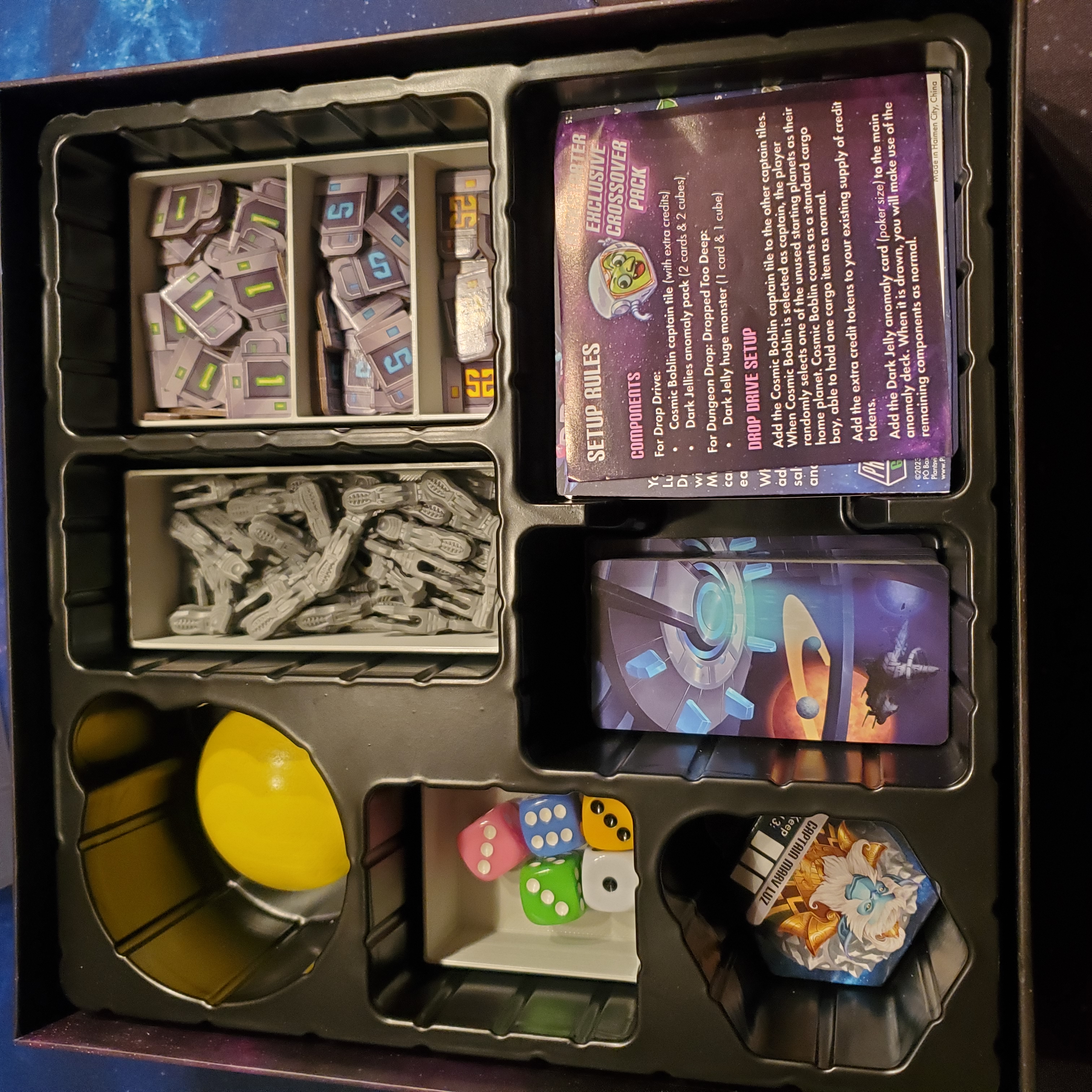 Drop Drive Boardgame Organizer Enhancement