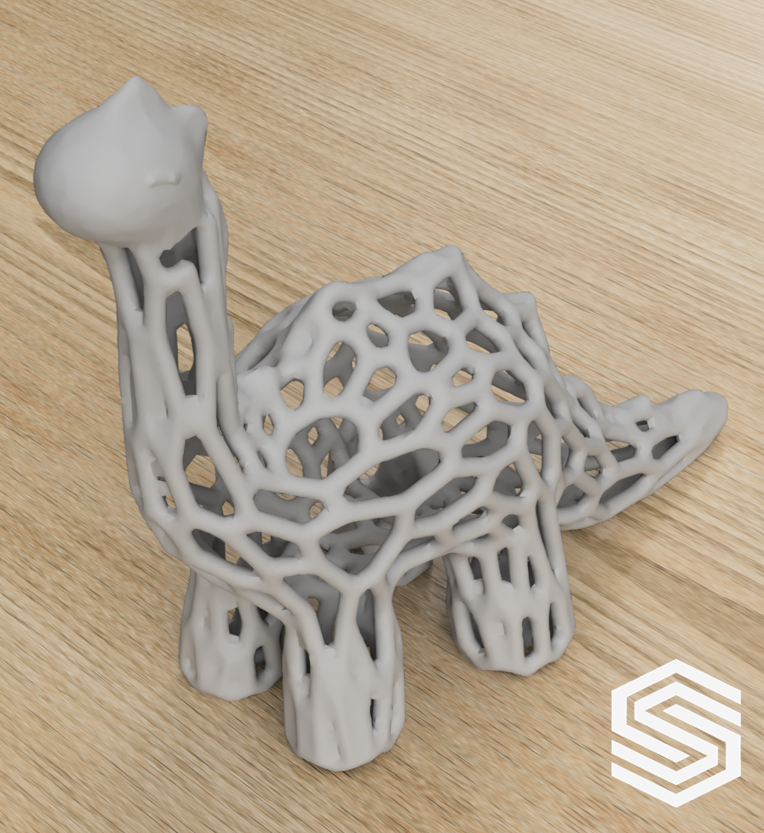 Cute Voronoi Dino