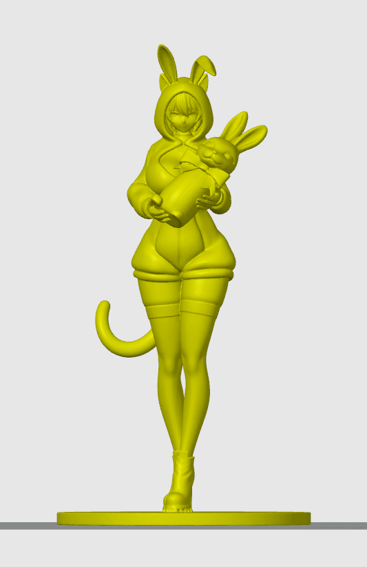 Anime cat-girl figurine 18