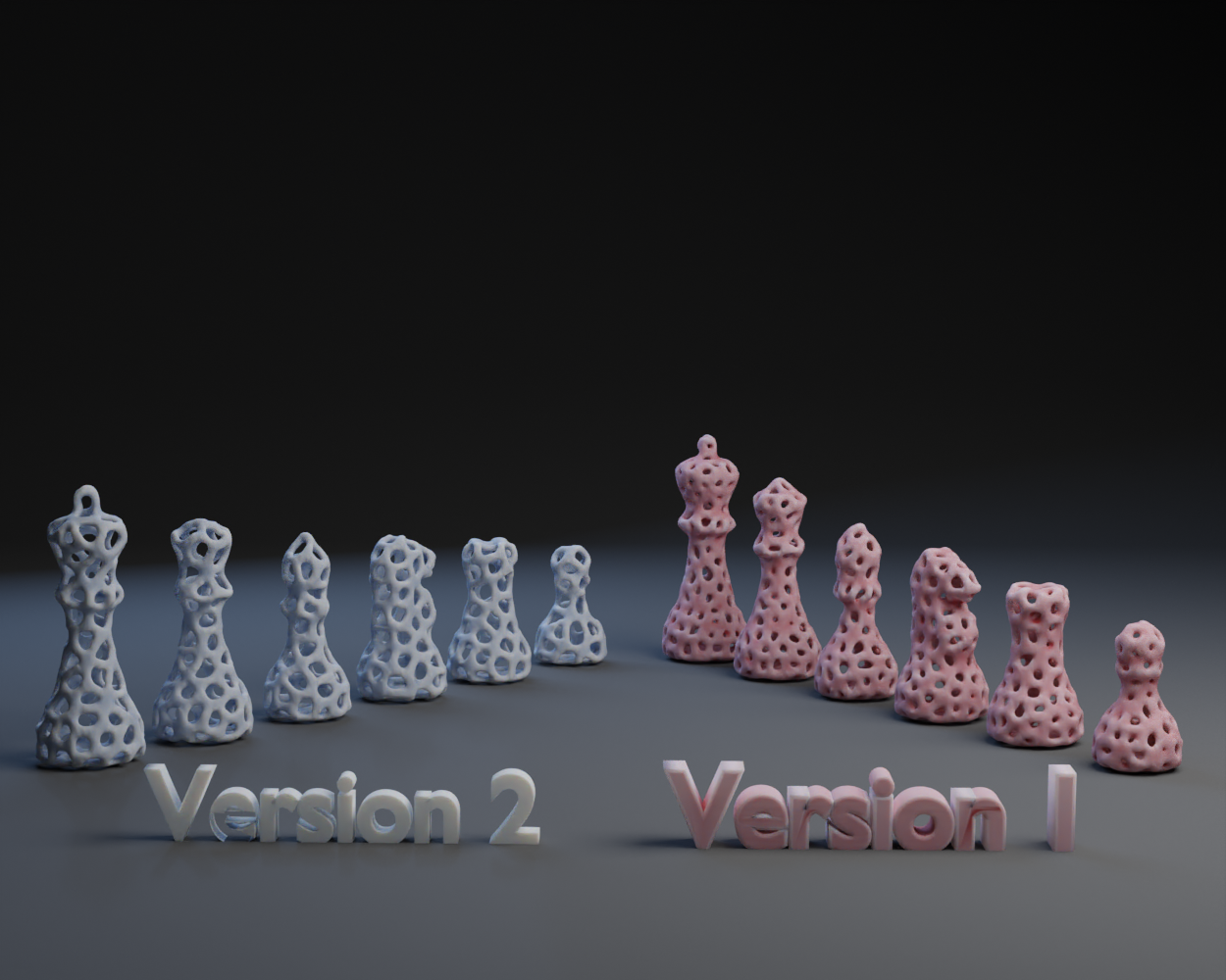 Voronoi Chess Set