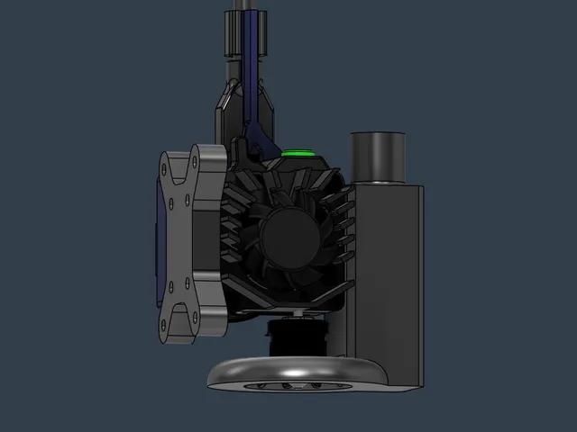 LDO Motors Smart Orbiter Extruder V3.0 Bracket and Fan duct for turbo kit