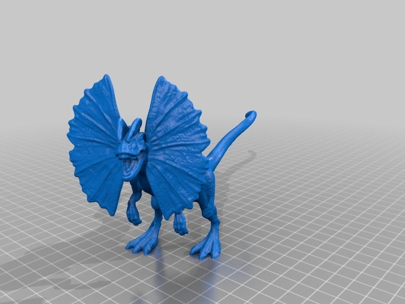 Miniatura 4 do modelo 3D Dilophosaurus Attack!