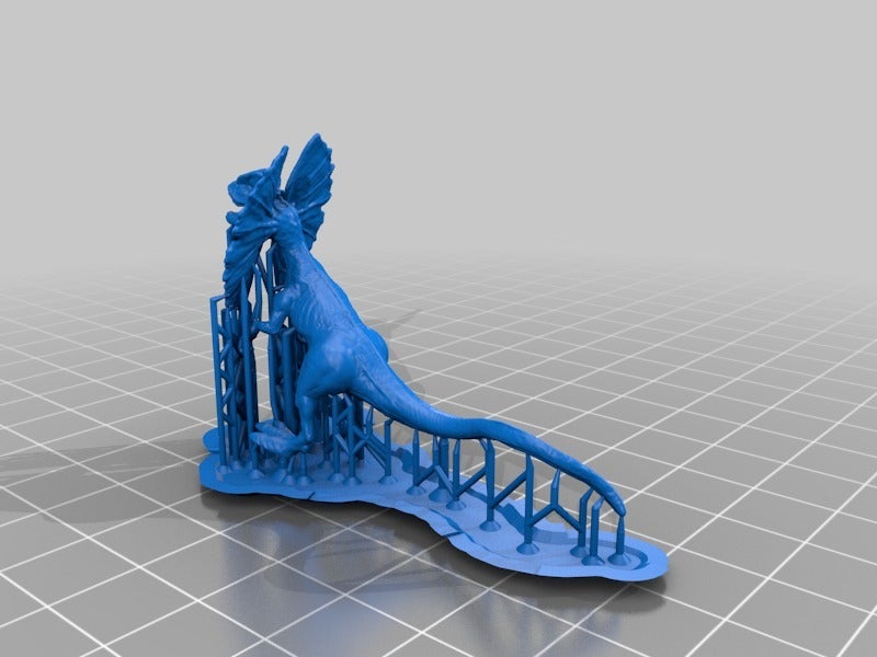 Miniatura 10 do modelo 3D Dilophosaurus Attack!