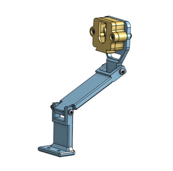Miniatura 2 do modelo 3D Raspberry Pi Camera Holder Module 3 (CM3) (Adjustable)