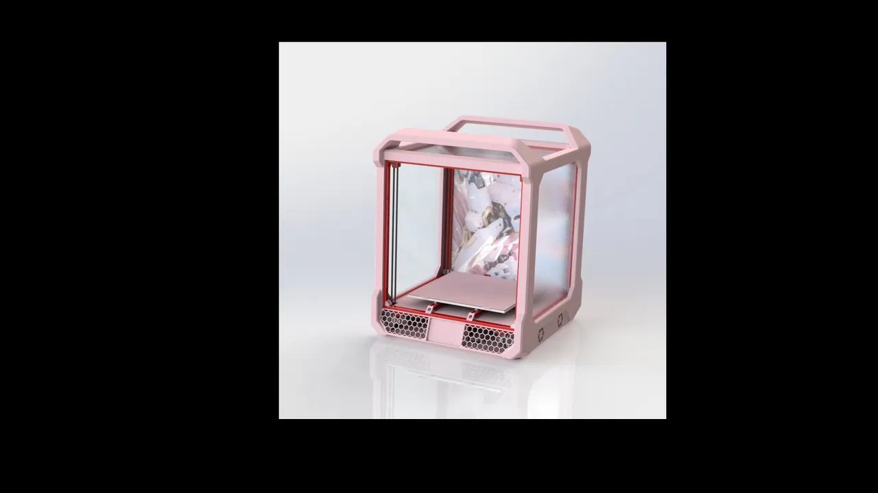 VORON 2.4 Sakura Pink Gundam Drawer Shell by Crazy Pig