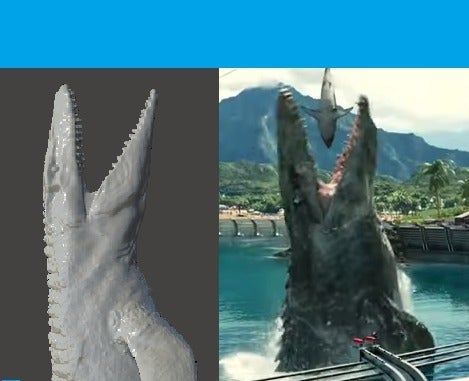 Miniatura 22 do modelo 3D Mosasaurus