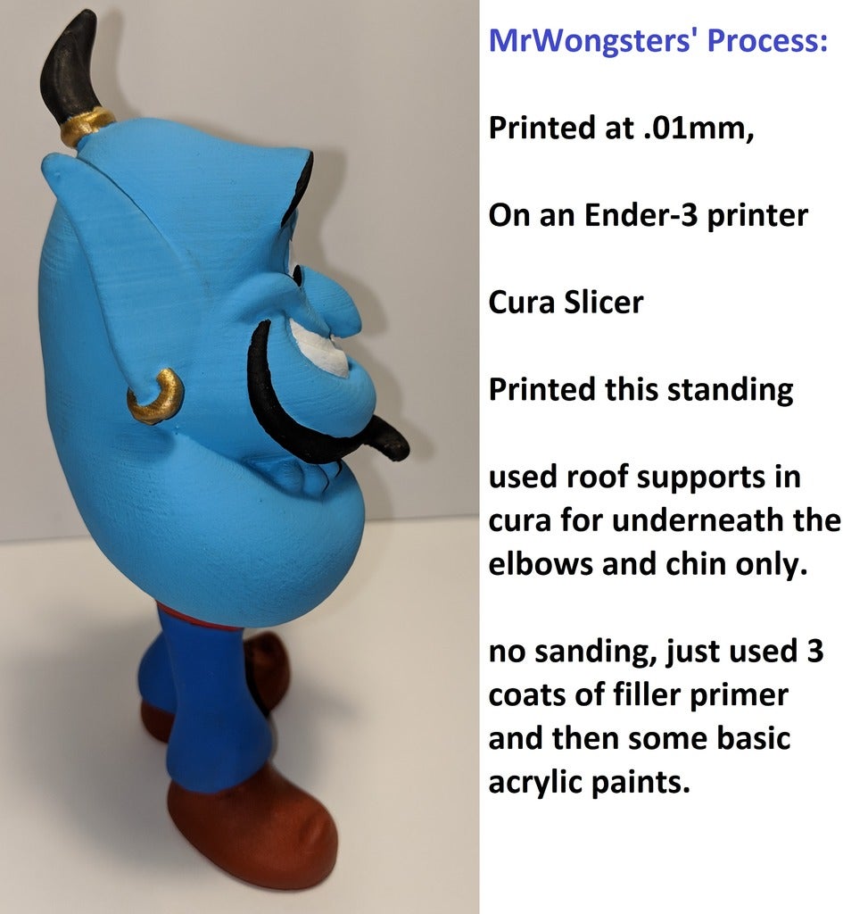 Miniatura 5 do modelo 3D Genie