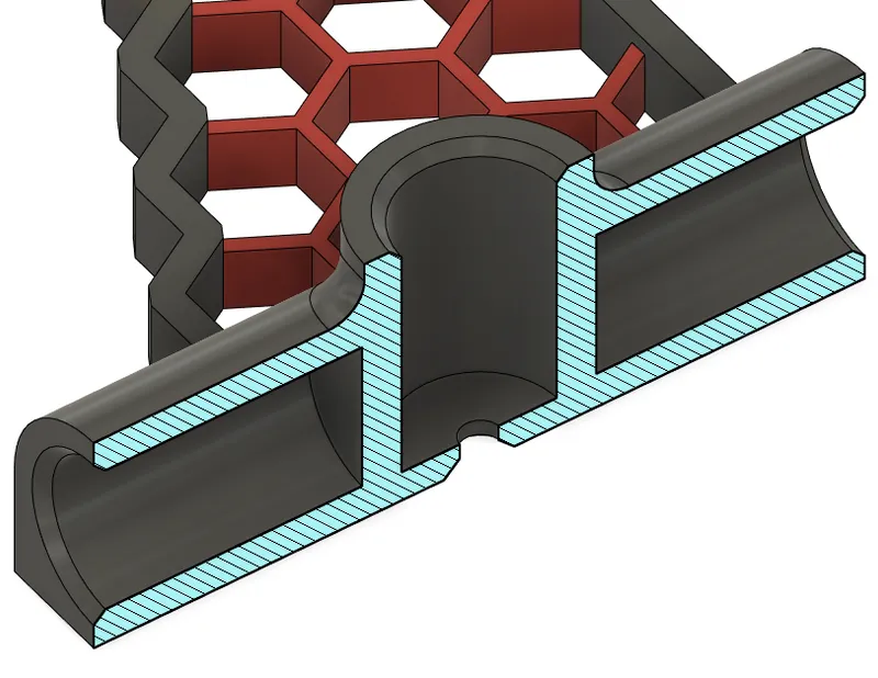 Free Standing Filament Hex Frame da Bdaboy | Scarica il modello STL ...