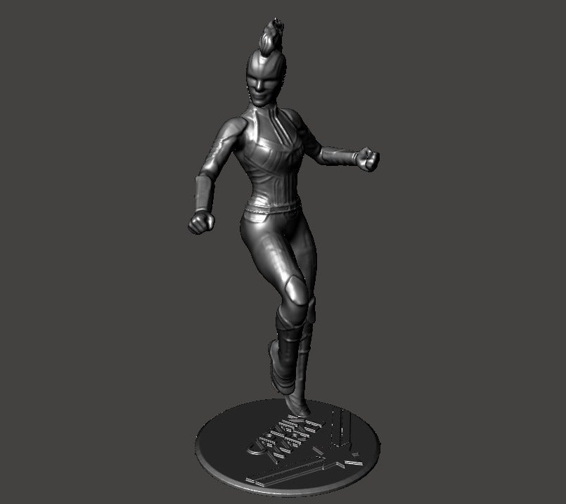 Miniatura 5 do modelo 3D Captain Marvel