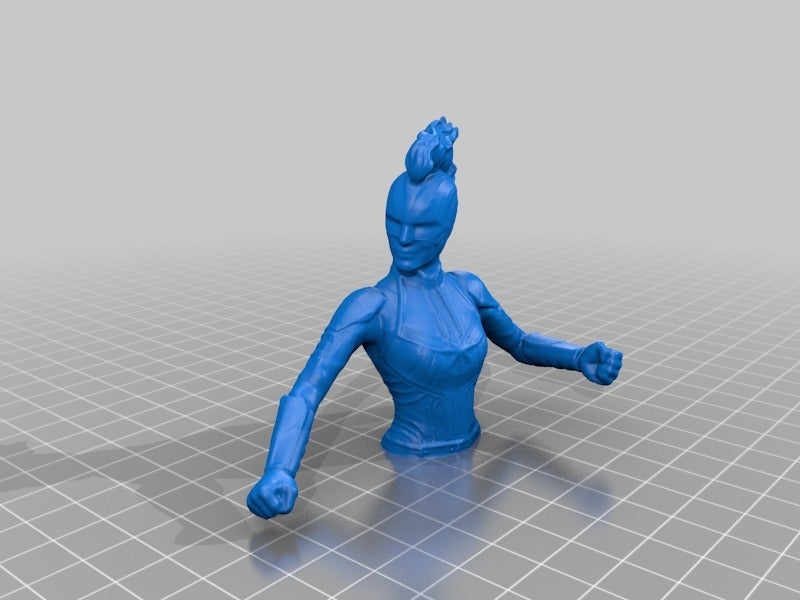 Miniatura 6 do modelo 3D Captain Marvel